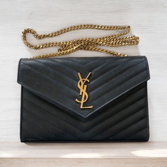 🔥 YSL Envelope Crossbody Bag With Box and Dustbag EUC! - Picture 9 of 10